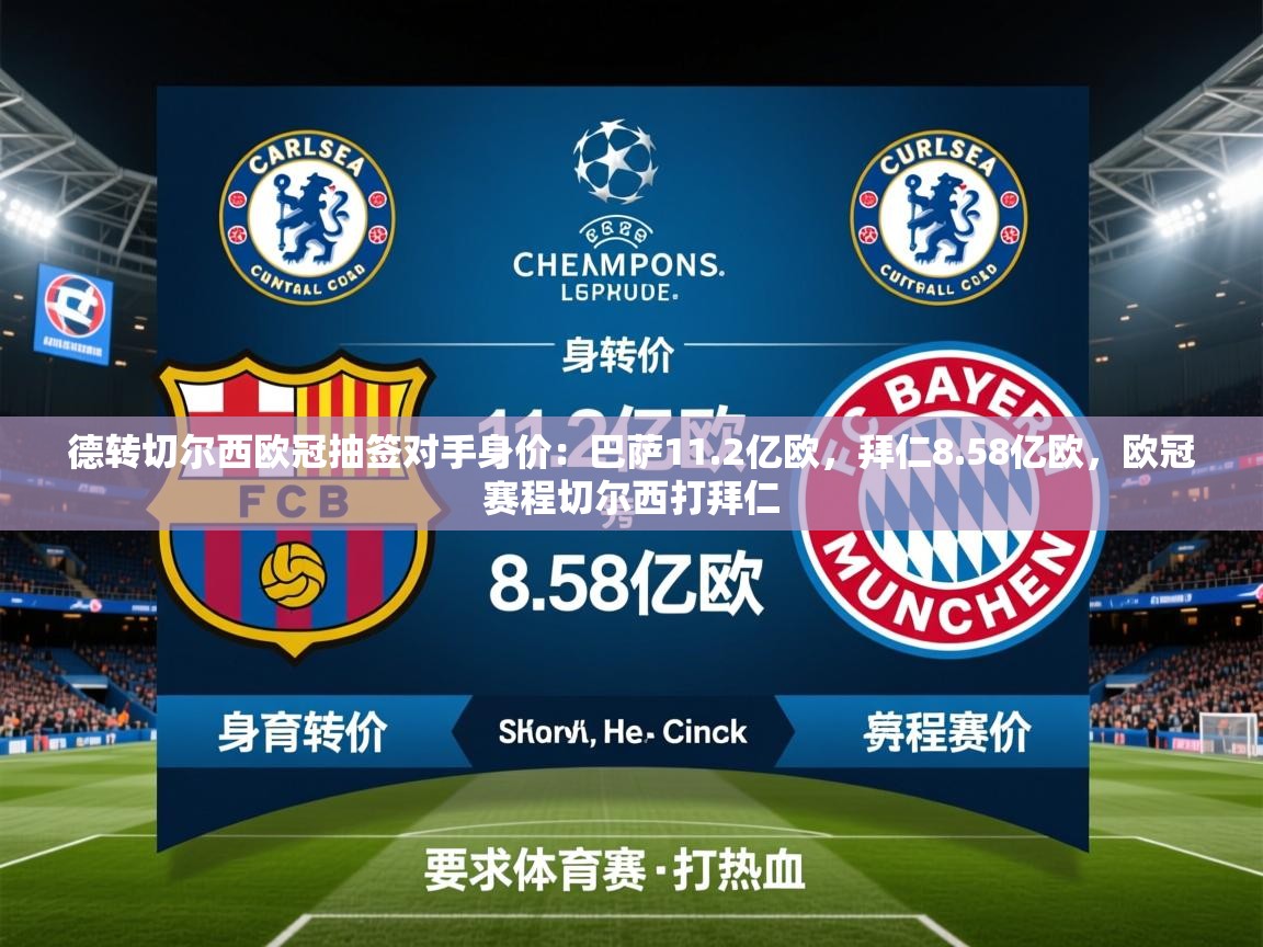 2025安博体育官网电脑版德转切尔西欧冠抽签对手身价:巴萨11.2亿欧,拜仁8.58亿欧,欧冠赛程切尔西打拜仁 第1张