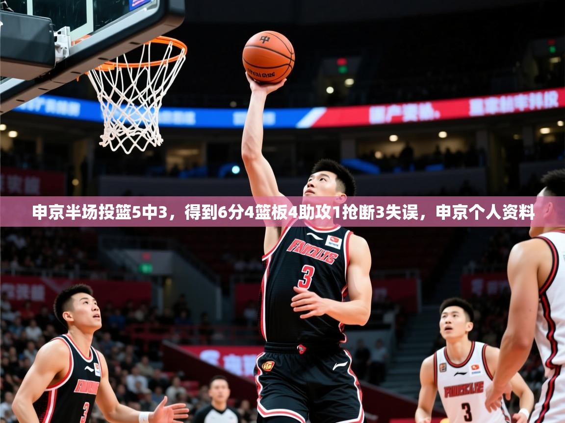 2025安博体育app申京半场投篮5中3，得到6分4篮板4助攻1抢断3失误，申京个人资料  第3张